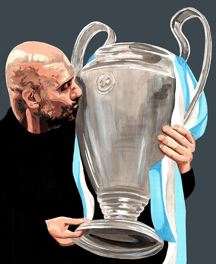 Manchester City - PEP with CHAMPIONS LEAGUE CUP
