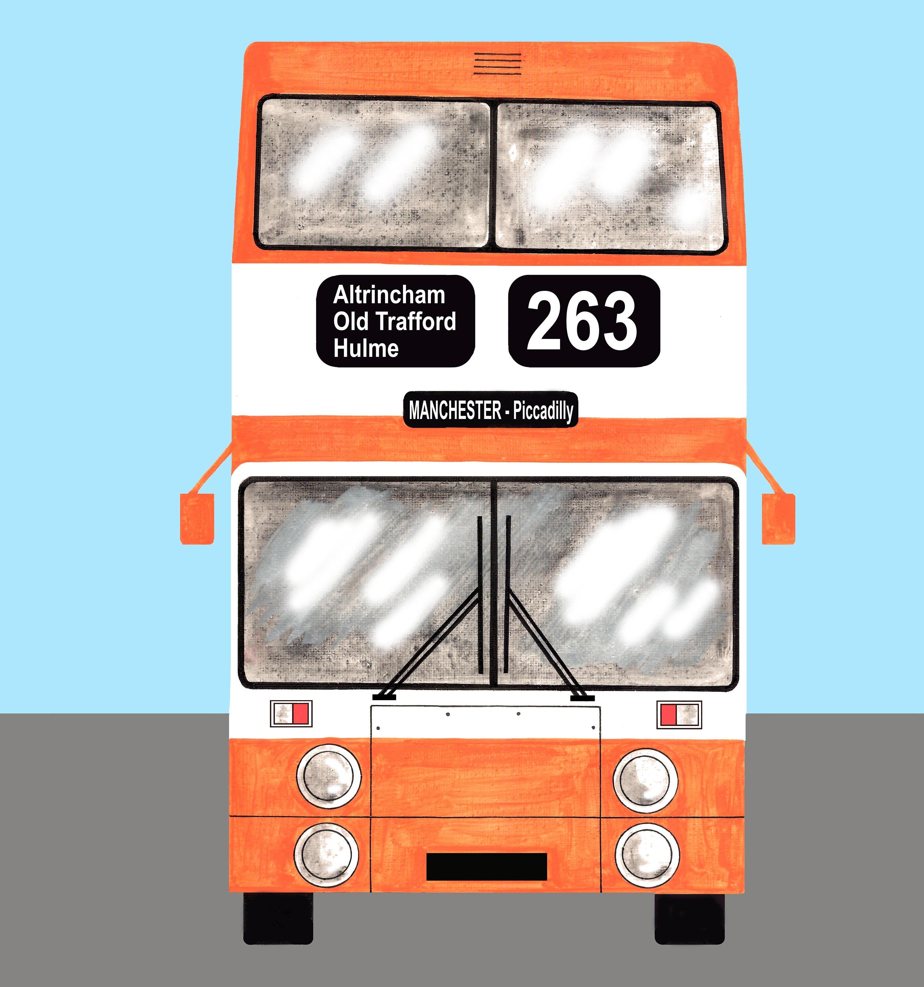 Manchester 263 - 1970's BUS (Order your favourite bus number)